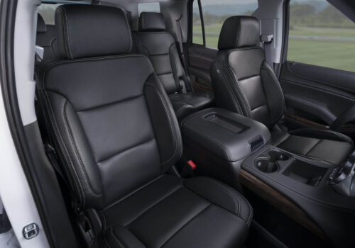 Katzkin Chevy Tahoe Black Leather Interior