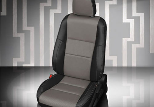 Black and Silver Toyota Rav4 Seat Covers
