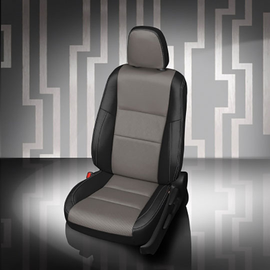 Black and Silver Toyota Rav4 Seat Covers