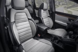 Gray Honda Leather Seats
